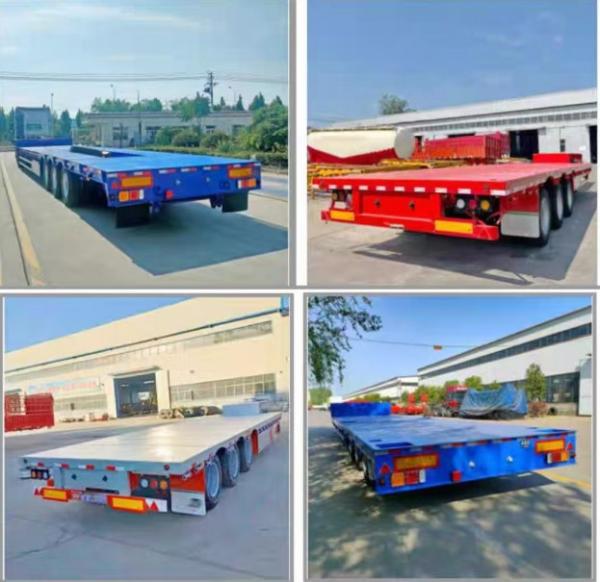 Heavy Cargo Transportation 30t-90t Truck Semi-Trailer Tipping Bucket 3/4/5/6 Axis Mechanical Semi-trailer Bucket for Heavy Cargo