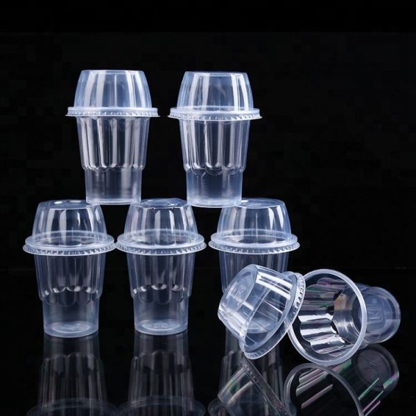 Small Glass Plastic Cup Forming Machine 96 Kw / Hour Starting Heating Power