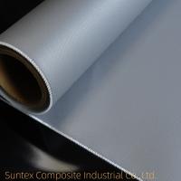Tissu de fibre de verre enduit de silicone ignifuge, largeur 1,5 mètre, haute durabilité
