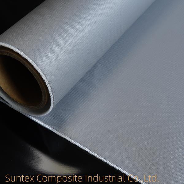 Fire Retardant Silicone Coated Fiberglass Fabric  1.5 Meter Width High Durability