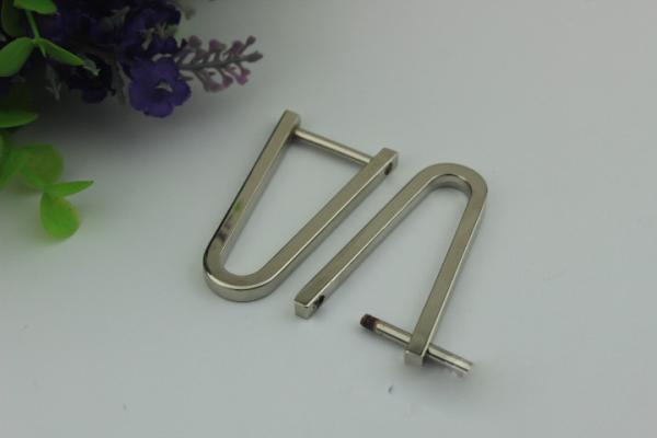 Bag Accessories Light Gold Metal D Ring Hardware,24MM Zinc Alloy D-ring Buckles
