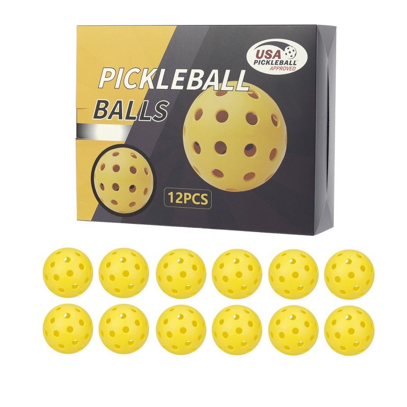 USAPA Approved Pickleball Balls with Lightweight Design and Durable Construction for Tournament Grade Play