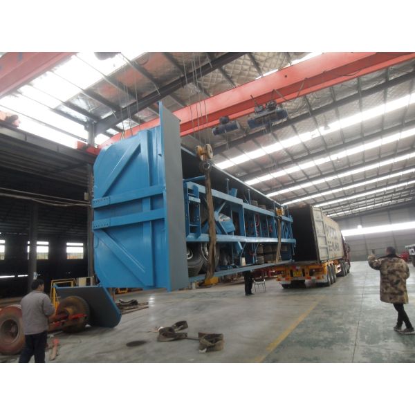 50 тонн 3-осевых саморазрядных перегонных прицепов с гидравлическим цилиндром и HAVY