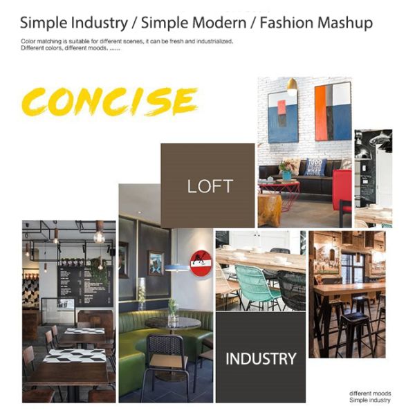 Nordic Industrial Upholstered Dining Chairs , White Leather Coffee Bar Chairs