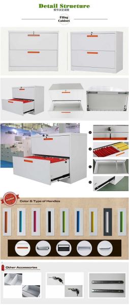 filing cabinet for office,H730XW900XD452mm,white color,two drawer,in stock