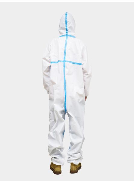 Breathable Disposable Medical Gowns Siamese Safety Suit Anti Virus Protective