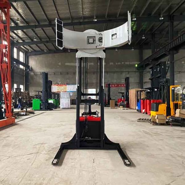 1.6m Mast Walkie Straddle Stacker 1T-1.5T Walk Behind Pallet Stacker