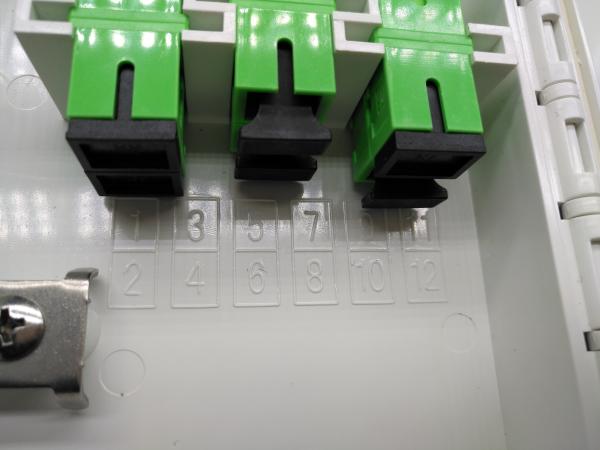 6 Port 12 Core FTTH FTB106C Fiber Optic Junction Box