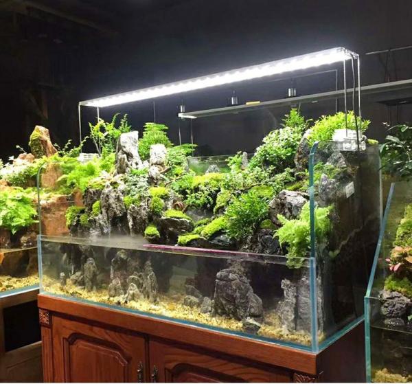IP68 Water Grass Led Lights Fish Tank Algae Plant Aluminum Alloy High Bracket Adjustable