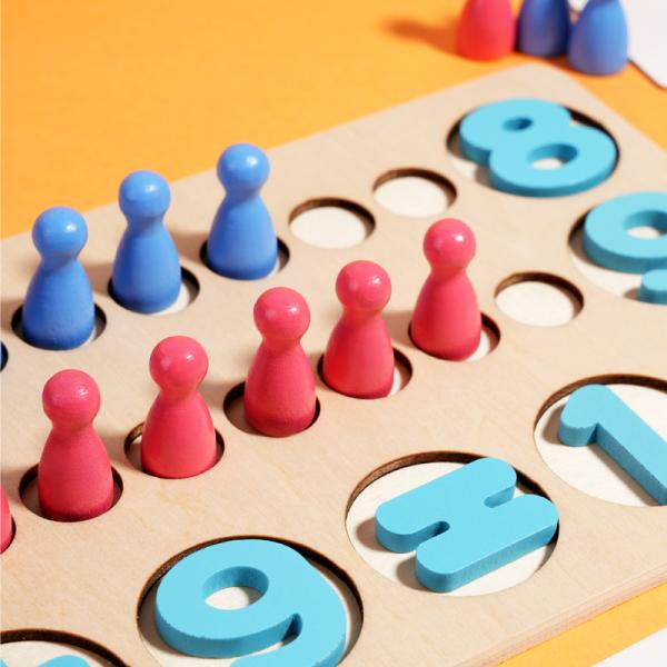 Children's Early Education Wooden Digital Arithmetic Doll Parent-child Interactive Educational Toys