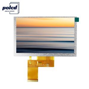 Polcd 108 mm TFT Touch Screen Display 800X480 5 polegadas TFT Display para Raspberry Pi