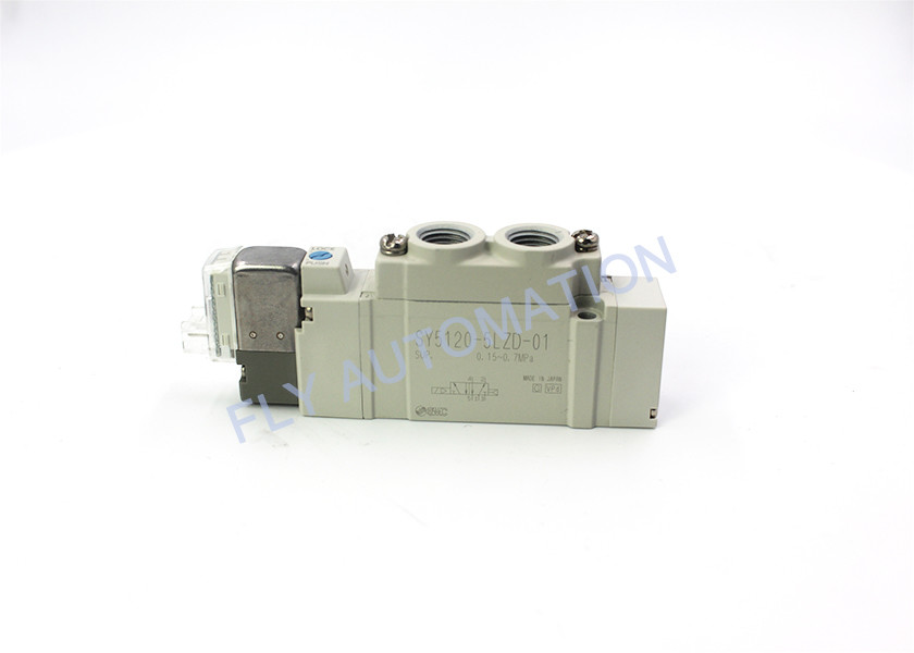 Клапаны соленоида пневматическим управлением SMC SY5120-5LZD-01 5/2 путей 0.15-0.7Mpa