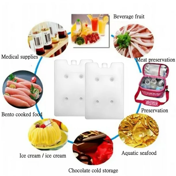BPA Free Leakproof Gel Ice Pack Reusable Ice Block for Multiple Applications