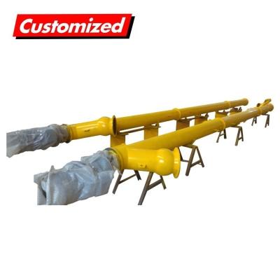 Indústria OEM Transportador de parafusos de cimento flexível com material de aço inoxidável