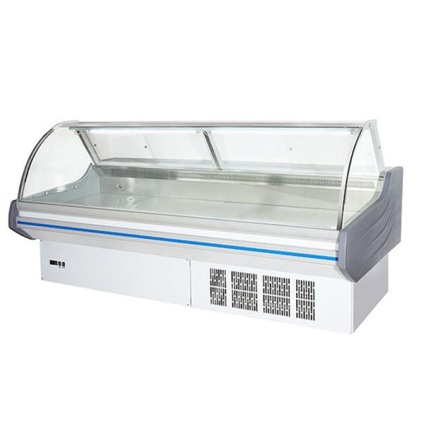 Green Health Commercial Butcher Display Fridge Grocery Meat Cooler Deli Freezer