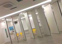 Separação de dobramento deslizante acústica móvel das paredes de separação do quadro de alumínio do OEM