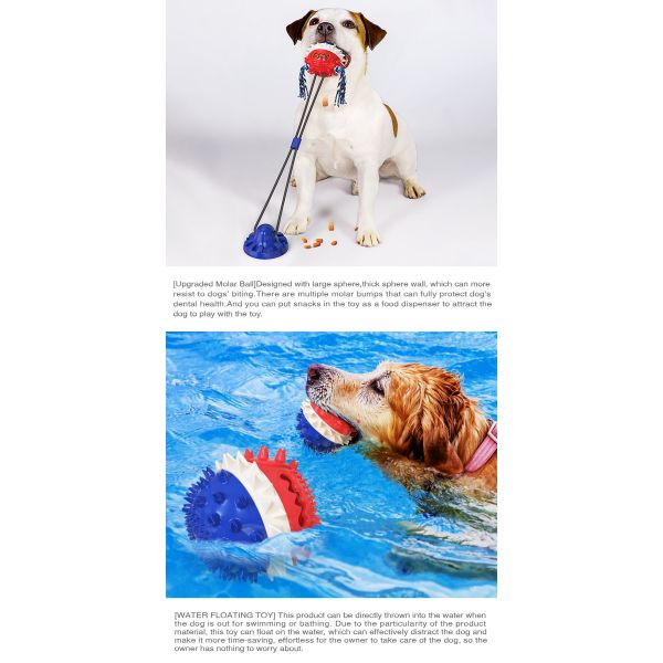 Резиновый взаимодействующий любимец забавляется шарик фидера собаки тренировки IQ медленный