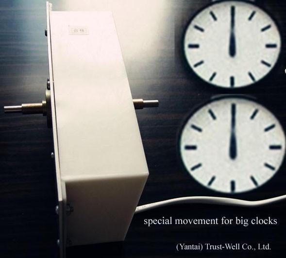 double side street clocks, movement for double face street clocks, city clock, movement for city landscape clock,s