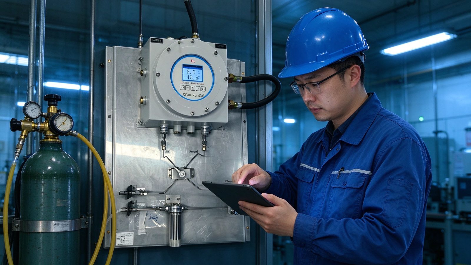 Explosion Proof Multi Gas Analyser For O2 CO CO2 CH4 CnHm H2S H2 NH3