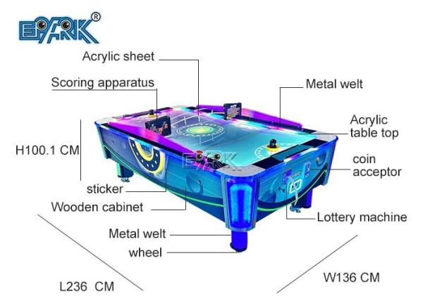 Super Speed Coin Operated Air Hockey Table Adult Arcade Game Game Zone
