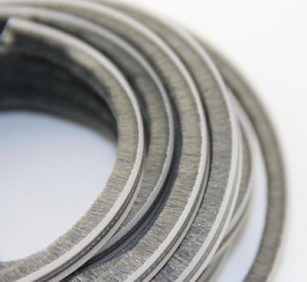 ABM Soft pile weather strip with double side 3M tape for window and door