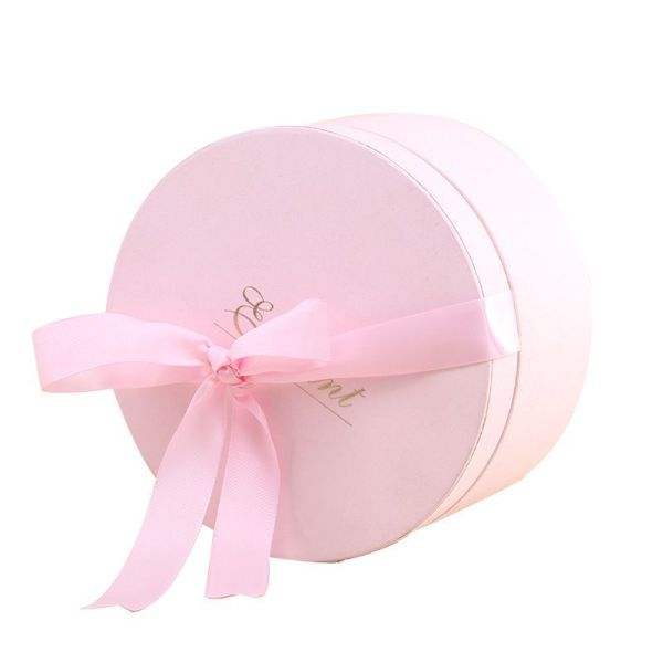 Christmas Decoration Recycled Paper Cans Packaging Gift Box Round Cardboard Boxes