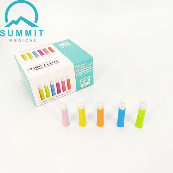 Sterile Single Use Safety Blood Lancet 23G 2.2mm No Lancet Pen Needed