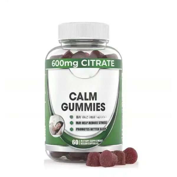 2024 best selling Magnesium Gummies 500mg with Vitamin Relaxation, Stress Relief