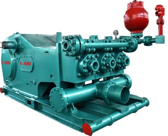 bombas Triplex do poço petrolífero da série de 1600hp F bomba de lama do campo petrolífero flange 5000psi de 5-1/8 da”