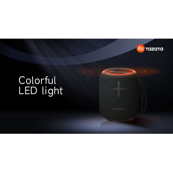 TAZATA FUN 100 60HZ-20KHZ Bluetooth Wireless Speaker With IPX7 Waterproof / TWS Pairing