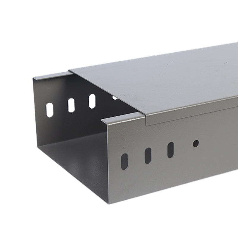Fireproof Powder Coated Cable Trunking Tray Bridge for Industrial Wire Management System
