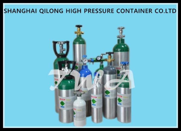 3.6kg Aluminum  3.2L Small Oxygen Bottle Seamless For Medical  Use