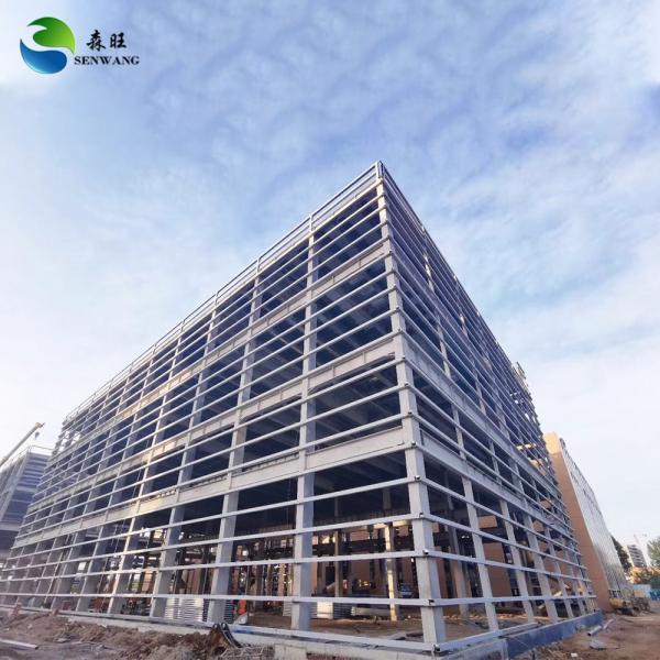 多階建てのプリエンジニアされた鋼鉄建築構造 軽量プリファブ住宅 鋼筋枠