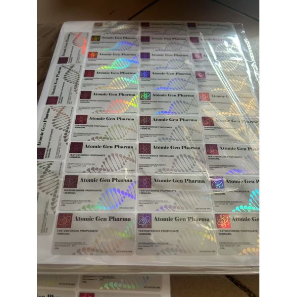Customized Adhesive Injection Oil Labels For Steroide Product Test Cyp