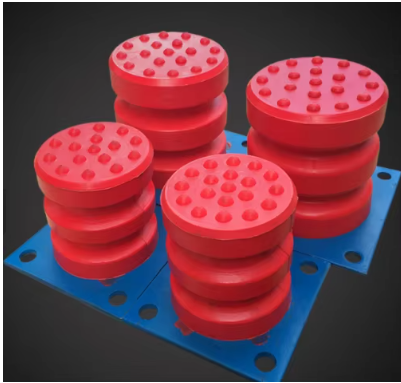 70x65x9mm Polyurethane Buffer JHQ-C/JHQ-A Type for Crane Anti-Collision with Quick Recovery and Oil Resistance