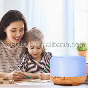 Remote Control 500ml Aromatherapy Essential Oil Diffuser with LED Light Air Humidifier for Office Home Study Yoga Spa