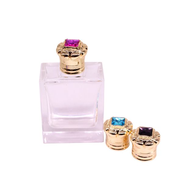 Изготовленная на заказ косметическая крышка сплава цинка крышки флакона духов металлического волокна крышки бутылки сферически бросая косметическая