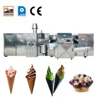 Linha de produção automática completa para o fabricante comercial do cone do waffle do gelado da hora de 380V 5kg