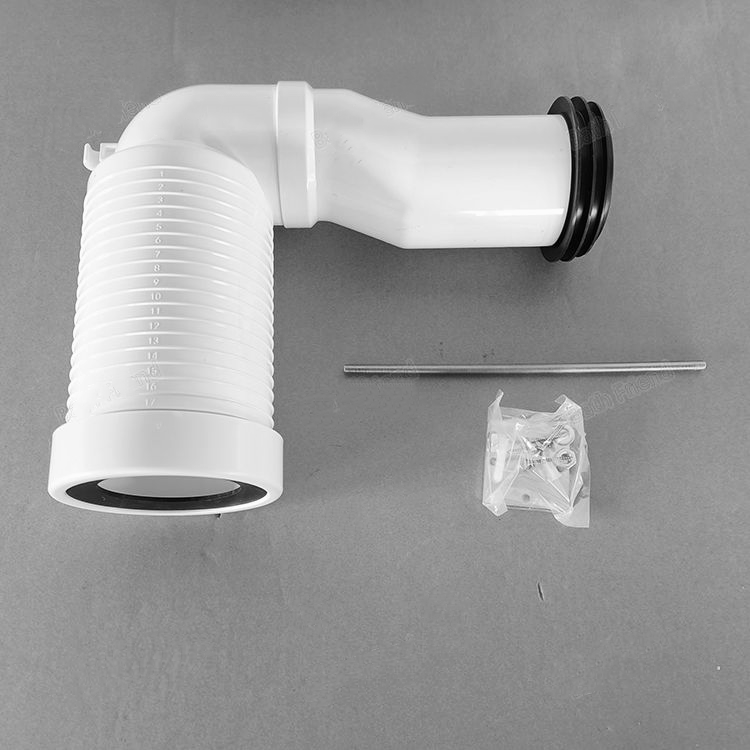 General Enhanced Floor-Standing Drainage Polyvinyl Chloride / Polypropylene Material Toilet Elbow With Question Mark Drain Pipe