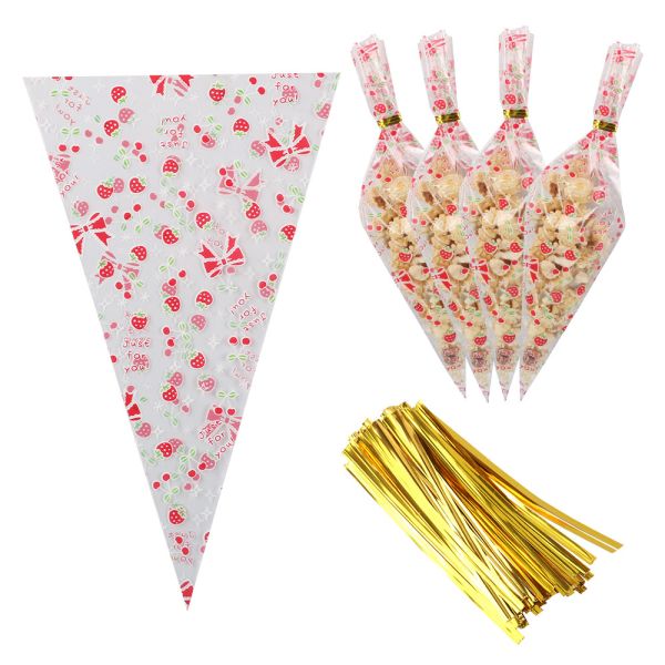 Рукав попкорна OPP напечатал сумки еды, печенье морозя пронзительный торт украшая сумки