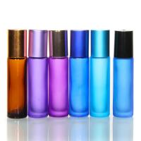 Garrafas OEM de vidro de rolos 5ml 10ml com tampa de ouro prata de alumínio