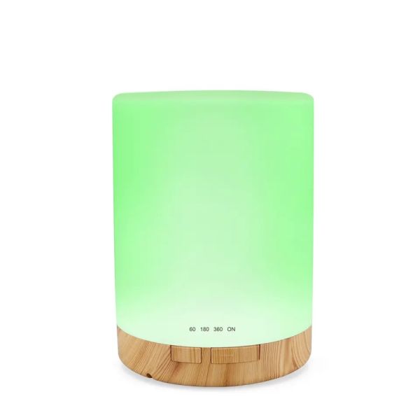 High Quality 300ml Wood Grain Aroma Oil Diffuser Electric Essential Oil Humidifier with Dazzle Cup for Home Bedroom SPA