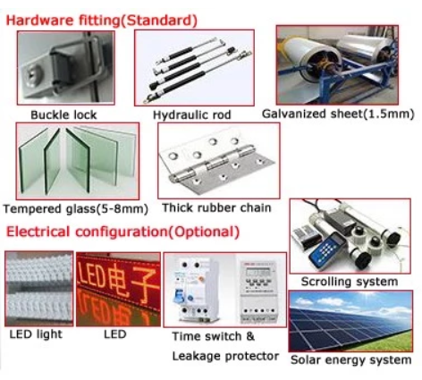 Advertising 3600*3000mm 2500nit Smart Bus Shelter