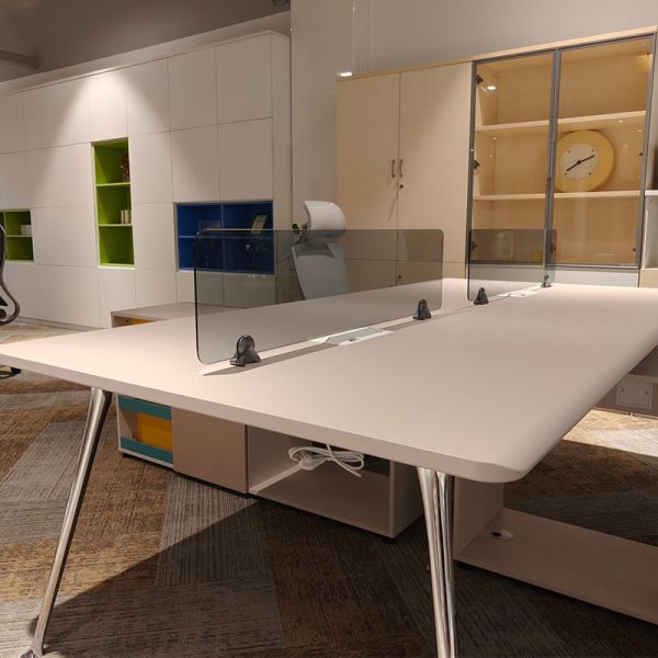 High Quality Modular Office Wooden Desk For 4 Person Office Desk Set