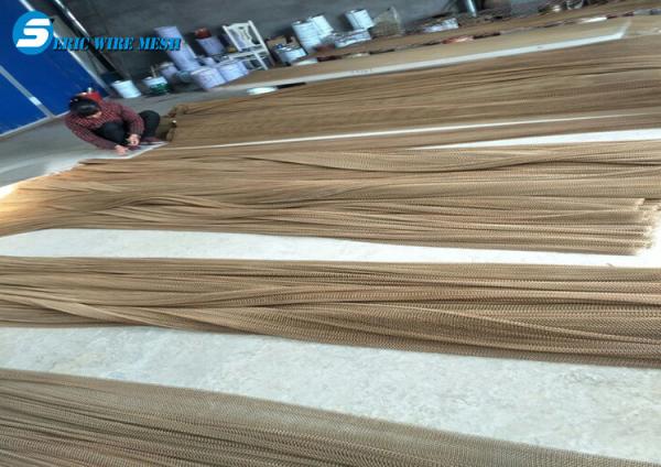 Hospitality Interior Latest Design Decorative Metal Mesh Drapery