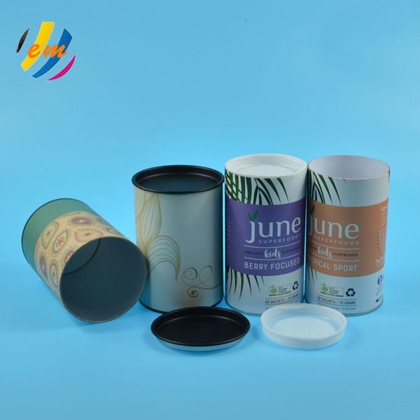 Food Grade CMYK Printing 85mm Dia Corrugated Cardboard Tubes