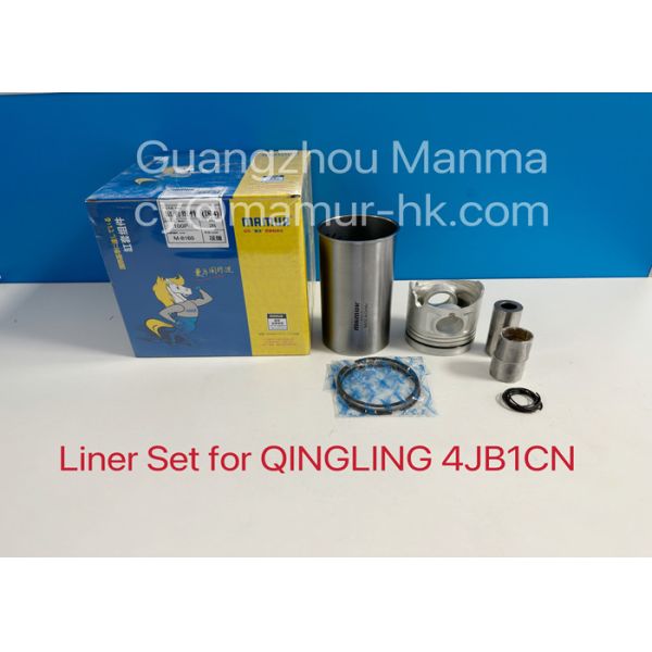 MAMUR Engine Cylinder Liner Set For QINGLING 100P 4JB1CN