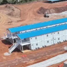 Fast Assembly Flat Pack Temporary Onsite Housing Accommodation For Staff Quarters