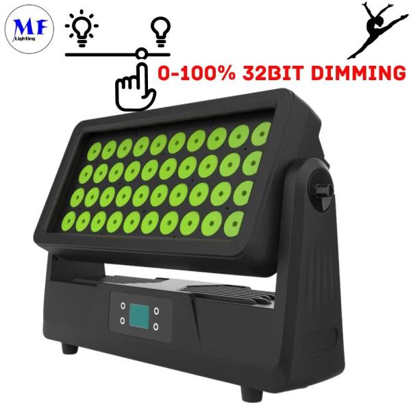Luz de lavagem exterior LED40X25W RGBW 4in1 LED Moving Head Stage Light para DJ Club Lighting