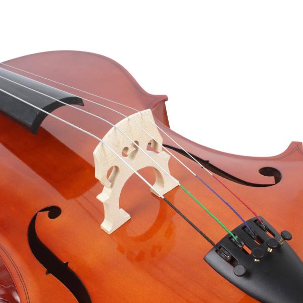 High Quality Handmade Advanced Cello Musical Instrument Supplier (DC-101) The top violins are often made of spruce becau